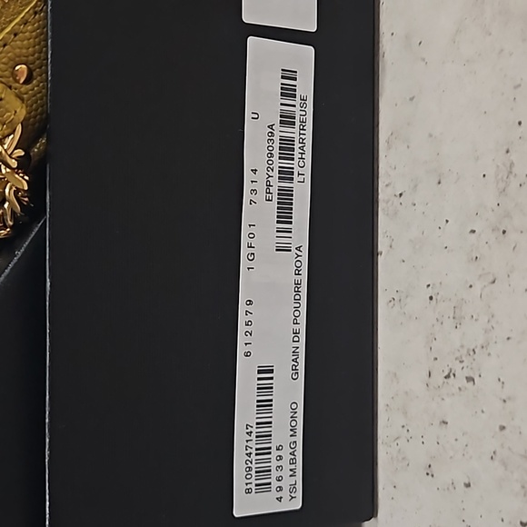 Saint Laurent Lou Mini YSL Grain de Poudre Camera Crossbody Bag - Picture 8 of 15